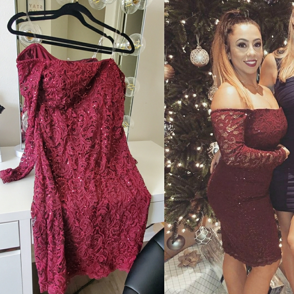 [SOLD] Burgundy dress